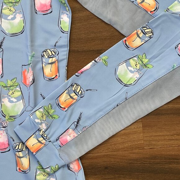 Kastel Denmark Women's Crewneck Sun Shirt - Blue Cocktails - XS - Picture 3 of 6